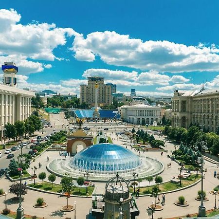 Apartment With View On Inpedendence Square Khreshchatyk Kyjev Exteriér fotografie